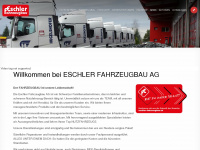 eschler-fahrzeugbau.ch Webseite Vorschau