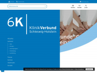 6k-kliniken.de Webseite Vorschau