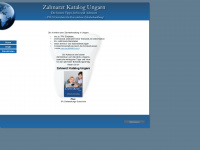 zahnarzt-katalog-ungarn.com Webseite Vorschau