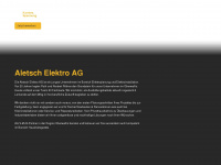 aletsch-elektro.ch Webseite Vorschau