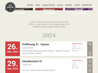 artarena.ch Webseite Vorschau