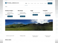 pixelized.ch Webseite Vorschau