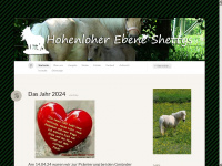 hohenloher-ebene-shettys.de Webseite Vorschau