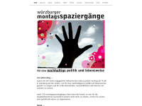 wuerzburger-montagsspaziergang.de Webseite Vorschau