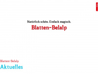 belalp.ch Webseite Vorschau