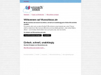 wunschboxx.de Webseite Vorschau