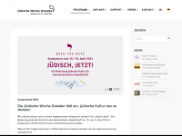 juedische-woche-dresden.de Webseite Vorschau