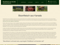 bisonsteak.de Webseite Vorschau