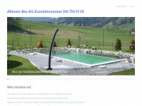 albisser-bau.ch Webseite Vorschau