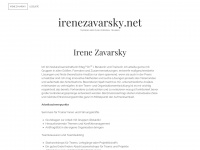 irenezavarsky.net Webseite Vorschau