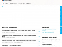 schneiderdruck.ch Webseite Vorschau