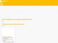 barcelona.com Webseite Vorschau