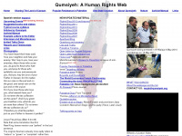 qumsiyeh.org Webseite Vorschau