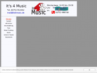 its4music.de Webseite Vorschau
