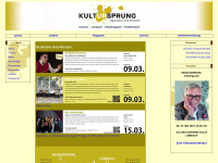 kultursprung.net Webseite Vorschau