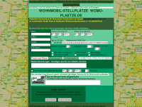 womo-plaetze.de Webseite Vorschau