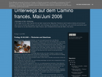 caminofrances2006.blogspot.com Webseite Vorschau