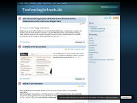 technologie4web.de Webseite Vorschau