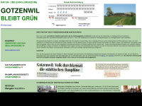 gotzenwil.ch Webseite Vorschau