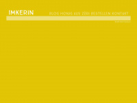 imkerin.ch Webseite Vorschau