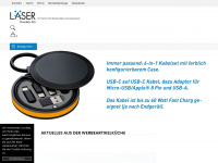 werbeartikel-laeser.ch Webseite Vorschau