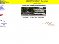 schiff-transport.ch Webseite Vorschau