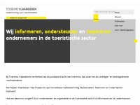 toerismevlaanderen.be Webseite Vorschau