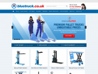 bluetruck.co.uk Webseite Vorschau