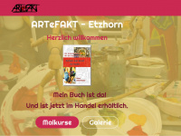 artefakt-etzhorn.de Webseite Vorschau