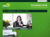 gruene-coelbe.de Webseite Vorschau