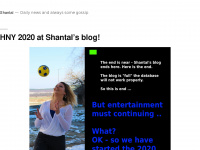 shantal.org Webseite Vorschau