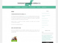 tierschutzinitiative-berga.de Webseite Vorschau