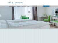 hotelconcept.ch Webseite Vorschau