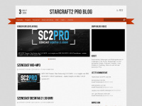 sc2pro.de Webseite Vorschau
