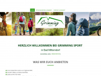 grimmingsport.at Webseite Vorschau