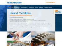 metallbau-paland.de Webseite Vorschau