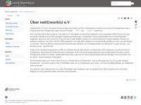 nettworks.org Webseite Vorschau