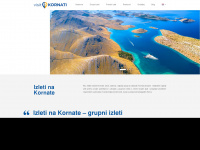 kornati.hr Webseite Vorschau