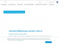 linie-e.ch Webseite Vorschau
