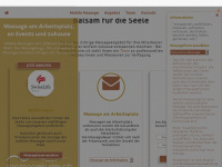 massagekurier.ch Webseite Vorschau