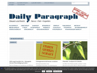 daily-paragraph.de Webseite Vorschau