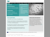 transferfabrik.de Webseite Vorschau