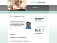 bebenroth-zahnarzt.de Webseite Vorschau