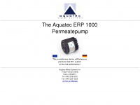 permeate-pump.com Webseite Vorschau