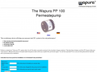 permeate-pump.eu Webseite Vorschau
