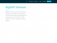 bigshift.ch Webseite Vorschau