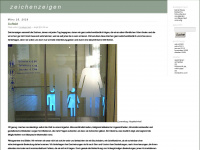 zeichenzeigen.wordpress.com Webseite Vorschau