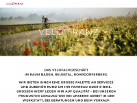 velo-franz.ch Webseite Vorschau