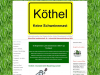 koethel.biz Webseite Vorschau