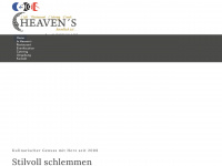 restaurant-heavens.com Webseite Vorschau